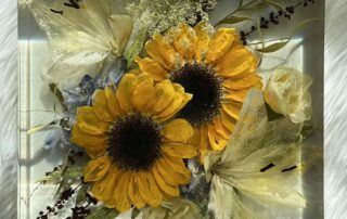 Floral Preservation Resin Art Gallery Example