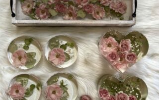 Floral Preservation Resin Art Gallery Example