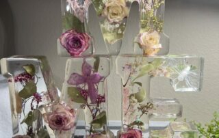 Floral Preservation Resin Art Gallery Example
