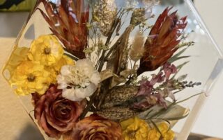 Floral Preservation Resin Art Gallery Example