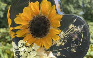Floral Preservation Resin Art Gallery Example